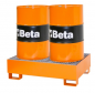 Preview: BETA Fassuntersatz aus Stahl zur Beförderung und Lagerung von 2 Fässern à 200 Liter