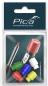 Preview: PICA Farbige Kappen für Pica Dry Stift - 5 Stk.