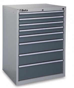 BETA Schubladenschrank mit 8 Laden C35/8GM