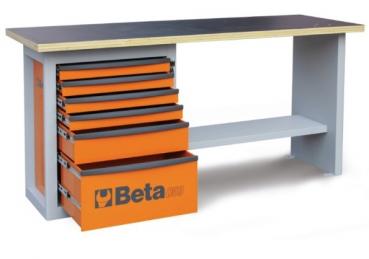 BETA Werkbank Endurance mit 6 Schubladen C59A