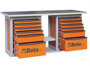 BETA Werkbank Endurance mit 12 Schubladen C59B