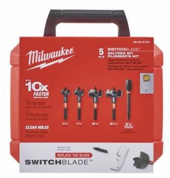 Milwaukee Selbstbohrer-Set Switchblade (5tlg)