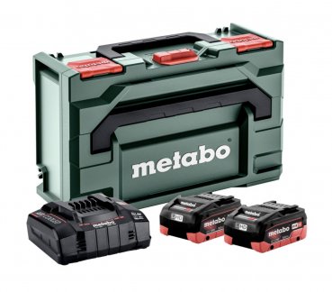 METABO BASIS SET 2 X LIHD 8.0 AH + METABOX 145