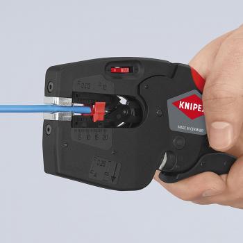 KNIPEX Abisolierzange NexStrip 3in1 AWG 32-8 0.03-10.0 mm²
