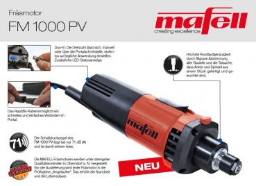 Mafell Fräsmotor FM 1000 PV (Portalversion)