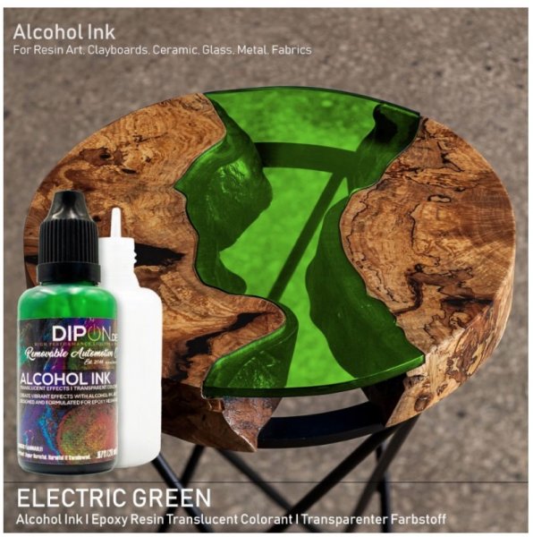 ELECTRIC GREEN ALCOHOL INK