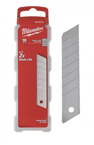 MILWAUKEE  Cuttermesser Ersatzklingen 10 mm (10 pc)