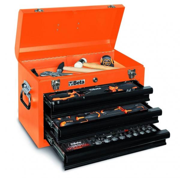 BETA Worker Werkzeugkasten mit 3 Schubladen
