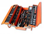 BETA Worker Werkzeugkasten mit 91tlg Werkzeugsortiment ½"