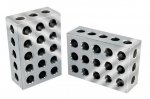 1-2-3 Blocks metrisch Bohrschablonen und Multi-Werkstatthelfer 1 Paar