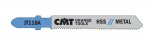 CMT Stichsägeblatt HSS Metall 118 A - L76 I50 TS1,2 (Satz 5 Stück)
